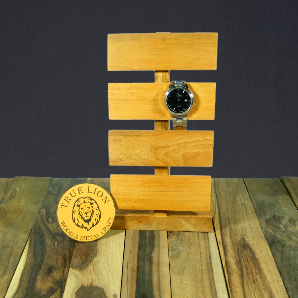 Stand Jam Tangan Kayu / Display Jam Tangan Kayu