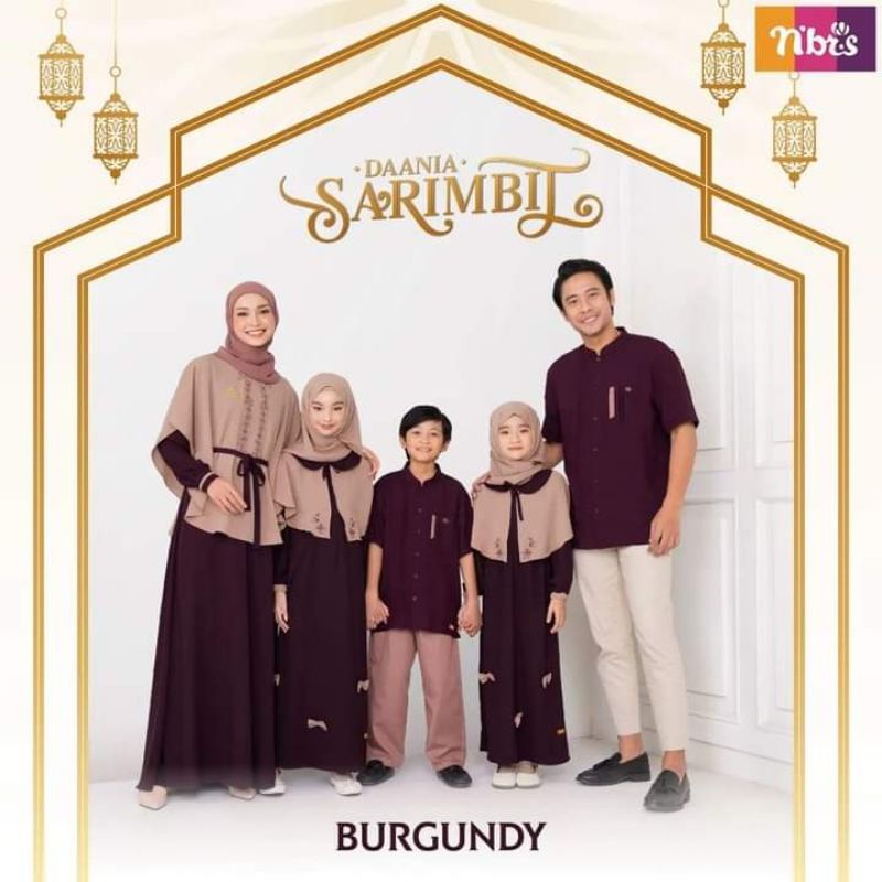 Sarimbit Nibras Daania maroon