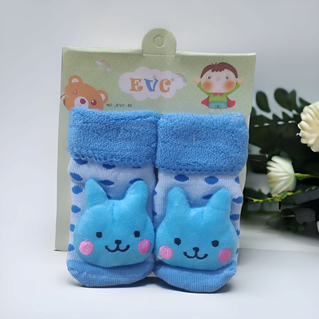 Kaos Kaki Bayi Boneka Anti Slip Usia 6 Bulan - 2 Tahun