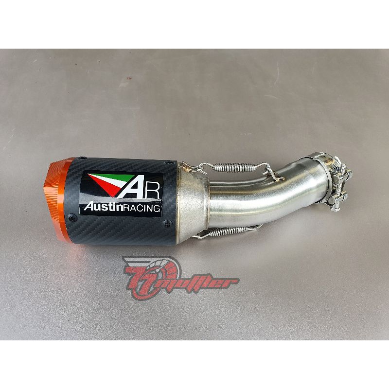 knalpot austin racing knalpot zx25rr zx25r slip on austin racing import