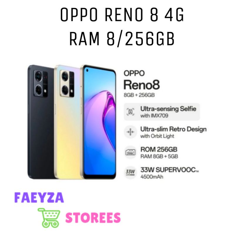 OPPO RENO 8/256gb 4G RAM 8 NEW RESMI