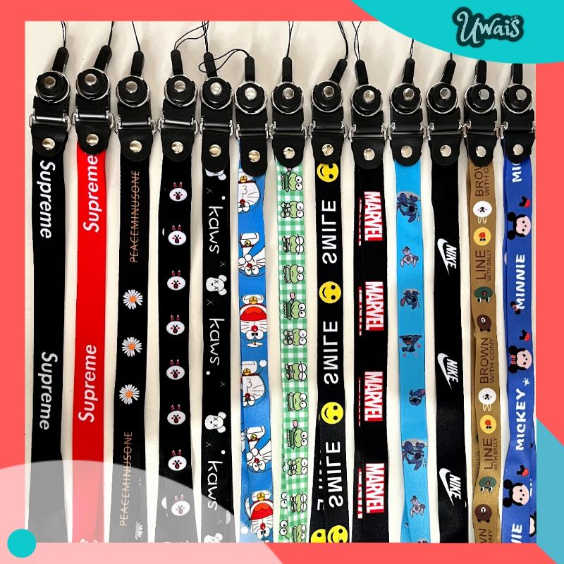 strap gantungan hp tali kalung hp lanyard lucu unik keren