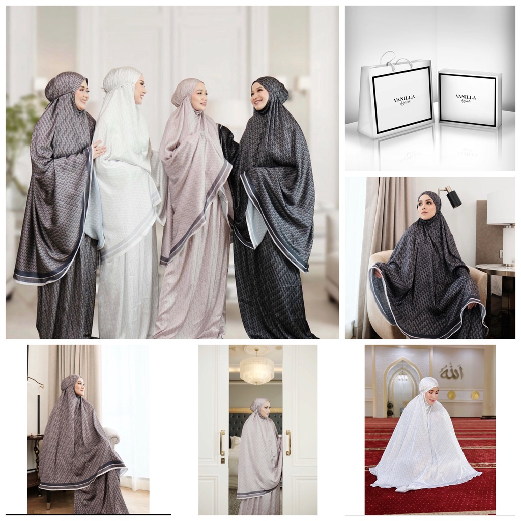 Mukena Signature Monogram by Vanilla Hijab