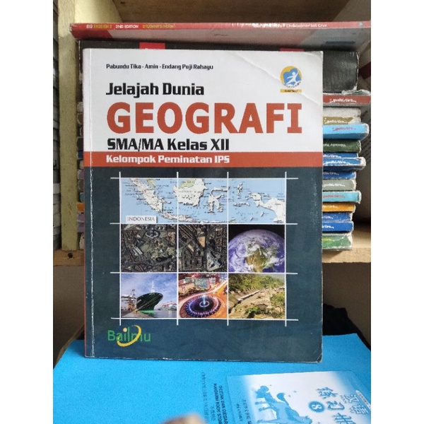 buku geografi kelas 12/ XII/3 sma/ma bailmu