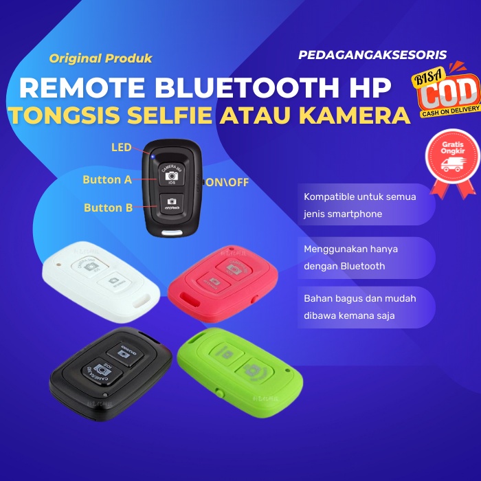 REMOTE BLUETOOTH KAMERA HP TONGSIS BLUETOOTH KAMERA