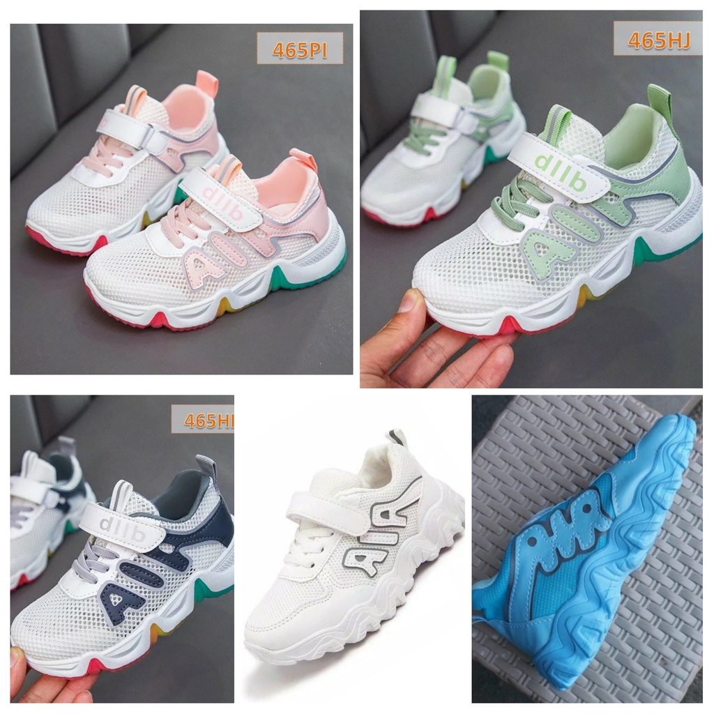 Sepatu Sneakers Fashion Sport Korea Anak Laki-laki Perempuan Keren/ Sepatu Kets Running Olahraga Ana