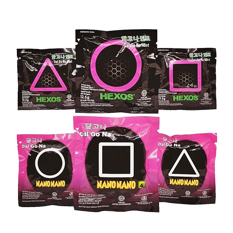 

Nano-Nano dan Hexos - DAL GO NA Caramel Candy - 1 SACHET