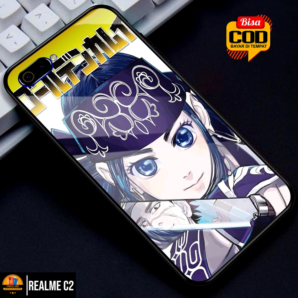 Case REALME C2 - Casing REALME C2 Terbaru 2022 MIRACLE CASE [ AN GLDN ] Silikon REALME C2 -  Case Hp
