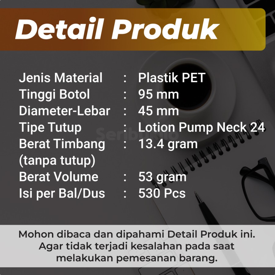 Botol Pump 100 ml/ Botol PET 100 ml Pump Lotion Gold SBR/ Botol SBR 100 ml Lotion Pump Silver