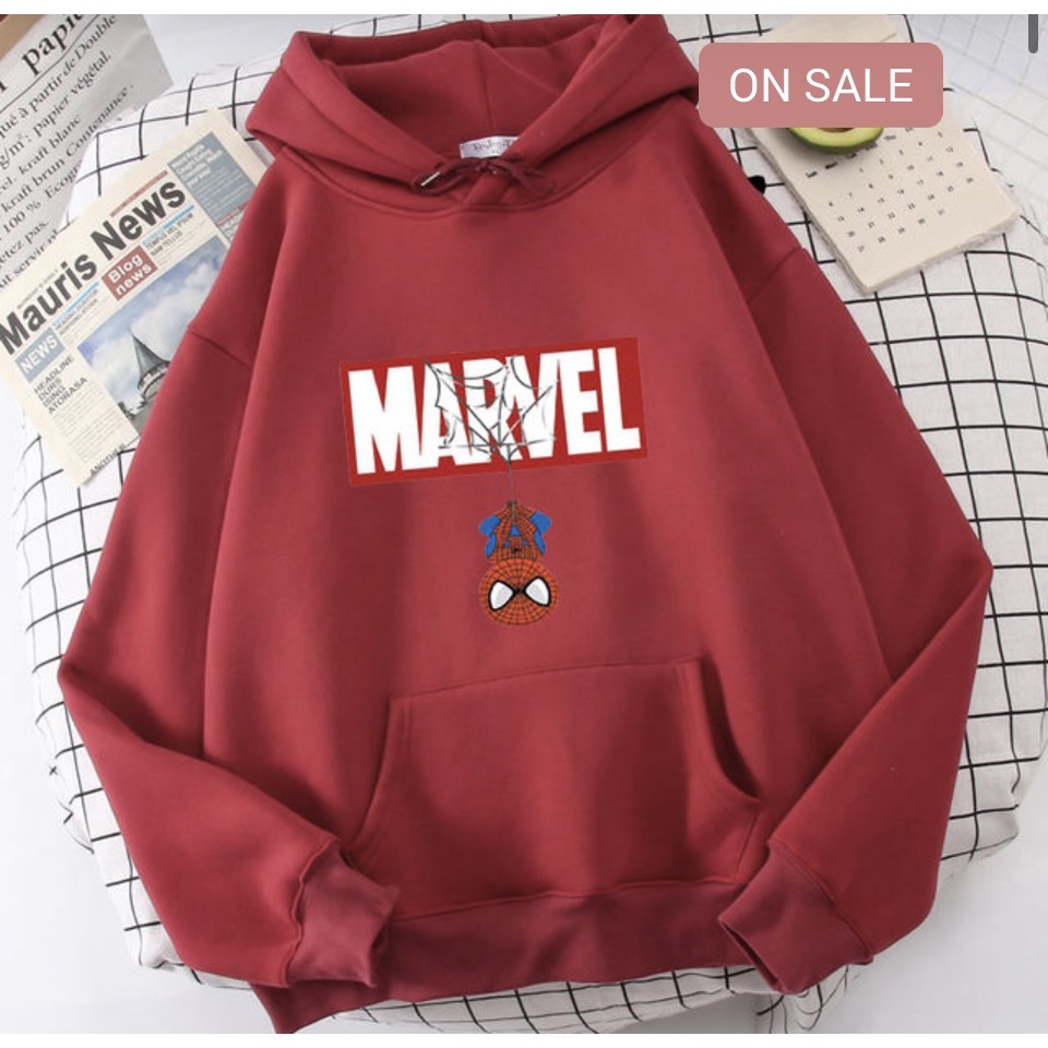 Jumper Hoodie Anak  MARVEL SPIDERMAN II Jaket Hoodie Anak Viral II Sweater Hoodie Kids Sz M - XL ( Laki Laki &amp; Peremepuan )