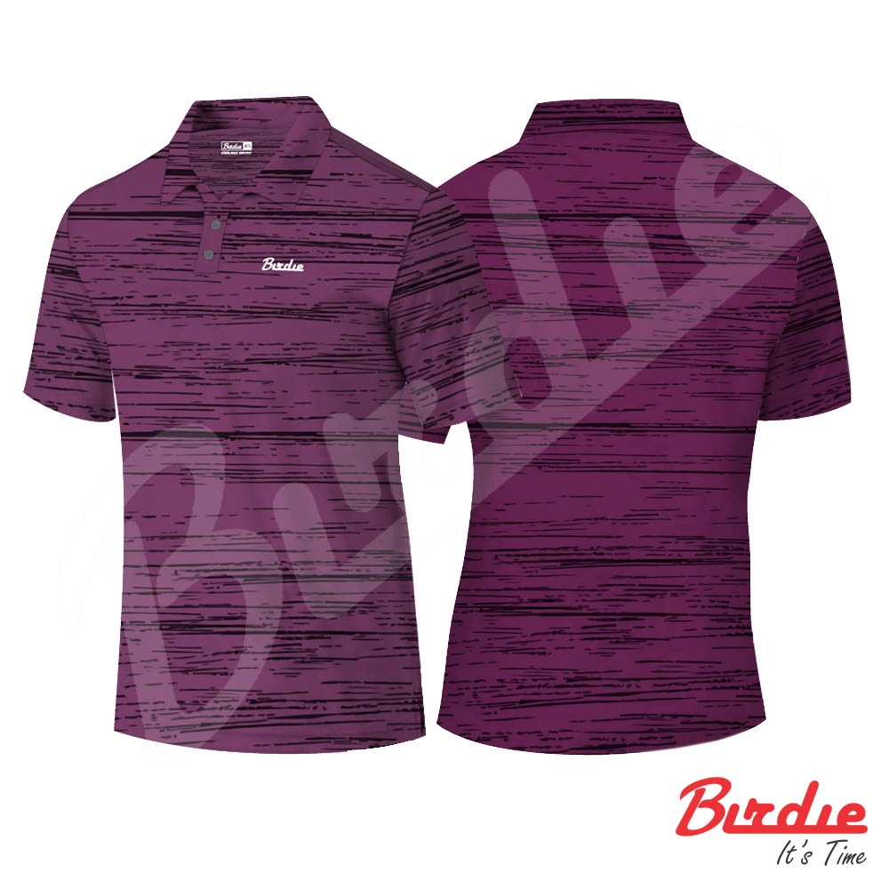 BIRDIE Dualtones DT22 Golf Shirt Male Kaos Golf Polo Wanita Kaos Olahraga Kaos Berkerah Polo Shirt