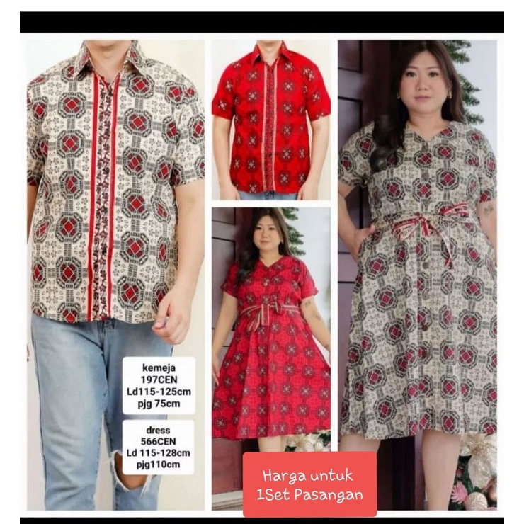 Baju Pasangan Batik Sarimbit Batik Imlek