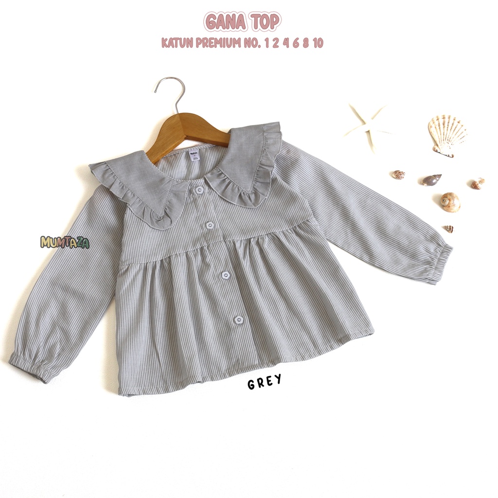Part 2 Atasan anak perempuan - GANA TOP NO. 1  2 4 6 8 10 - Blouse anak