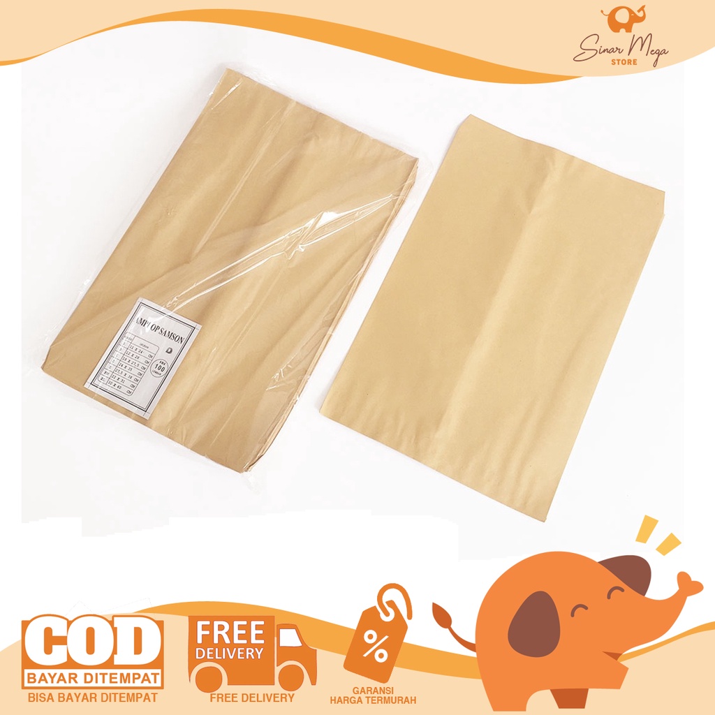 

Guanaco Amplop Samson D Folio Pak Isi 100 buah Murah Berkualitas