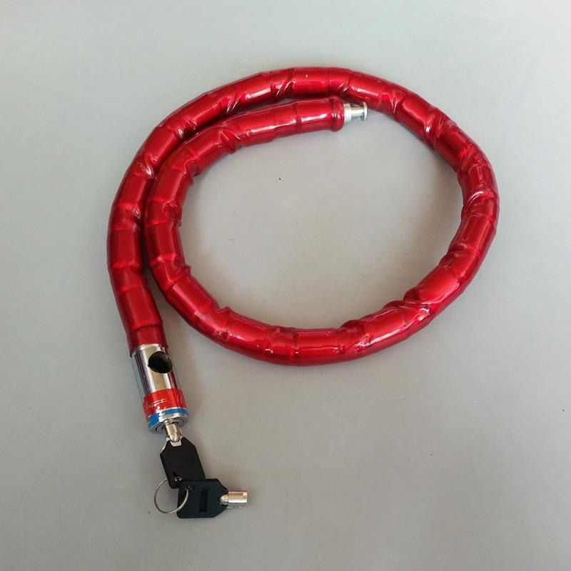 Gembok / Kunci / Rantai Sepeda Kunci Gembok Sepeda Anti Maling Cable Coil Lock Stainless Steel gembok kabeI sepeda dengan kunci kepala besi helm