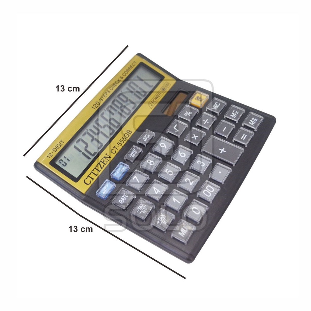 

CALCULATOR CTTTZEN/GTTTZEN CT-555GB electronic kalkulator CTTTZEN CT 555 GB/mirip citizen