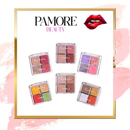 NEW Mini 4 Colour Eyeshadow 3049 Lameila Eyeshadow 4 Warna Pigmented Korean Eyeshadow TERMURAH Original