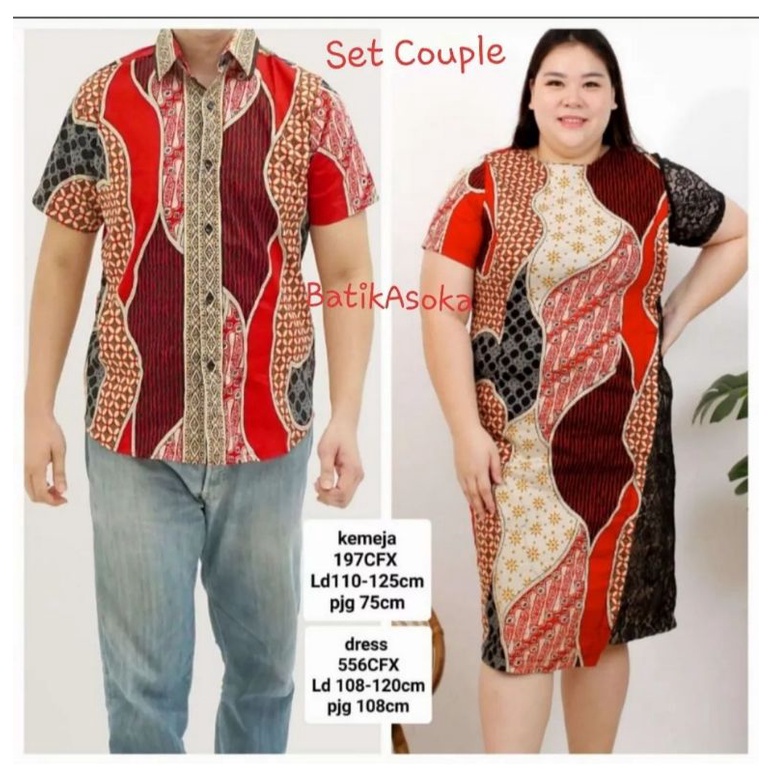 Baju Batik Pasangan Sarimbit Batik Imlek