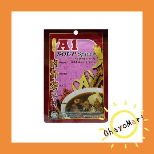 

Terlaris ✨ - A1 Soup Spices / A1 Sup Rempah / A1 Bumbu Rempah 35g 2.1.23