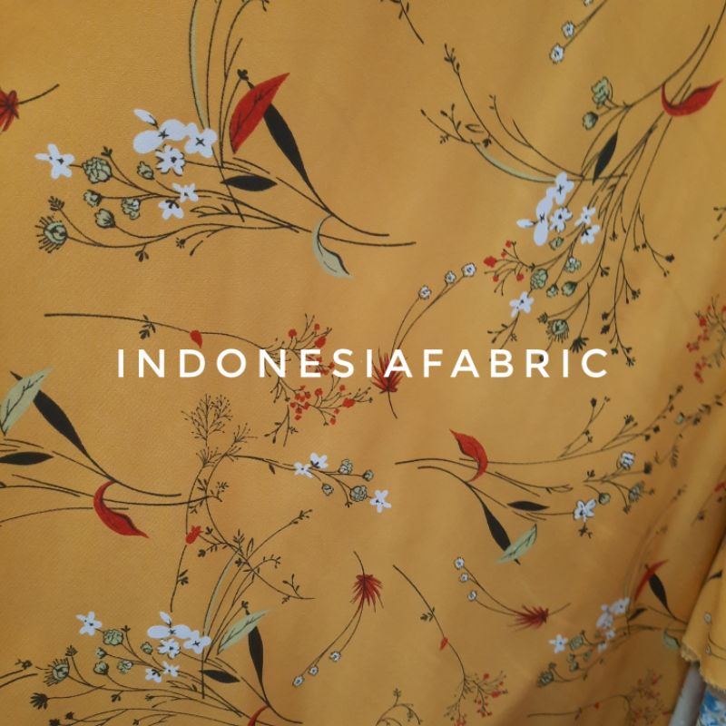 Kain Wolfis motif wolvis woolpeach bahan gamis tunik dress hijab jilbab kerudung seragam pashmina bu