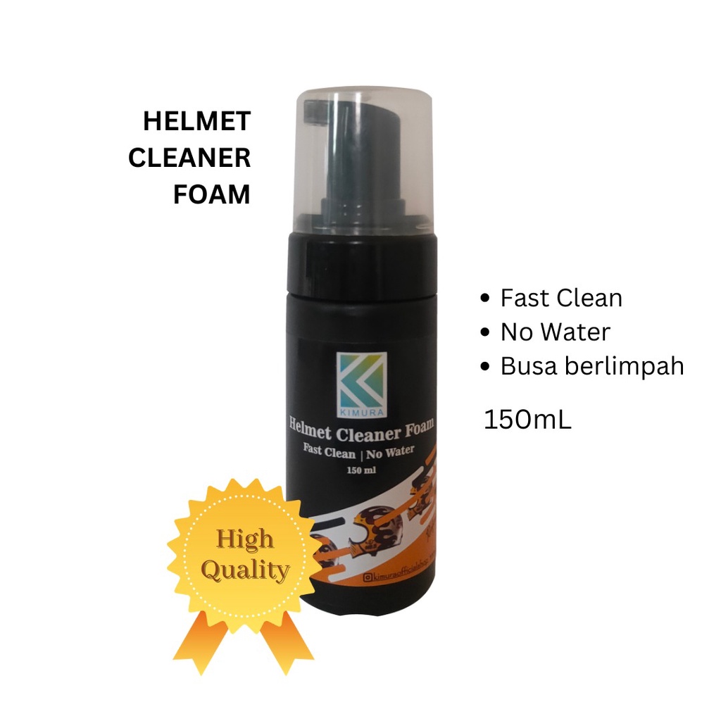 KIMURA Cleaner Helm Foam 150mL Foam Cleaner Helm 150mL Sabun Helm Pembersih Helm Cleaner Busa