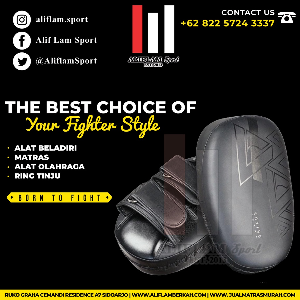 SEPASANG Kick Pad Muaythai Pad Boxing Punching Target Pad Taekwondo