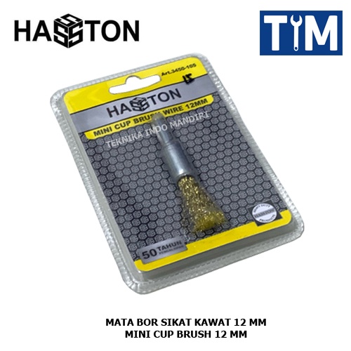 HASSTON Mata Sikat Kawat Bor 12 MM / Mini Cup Brush Grinder