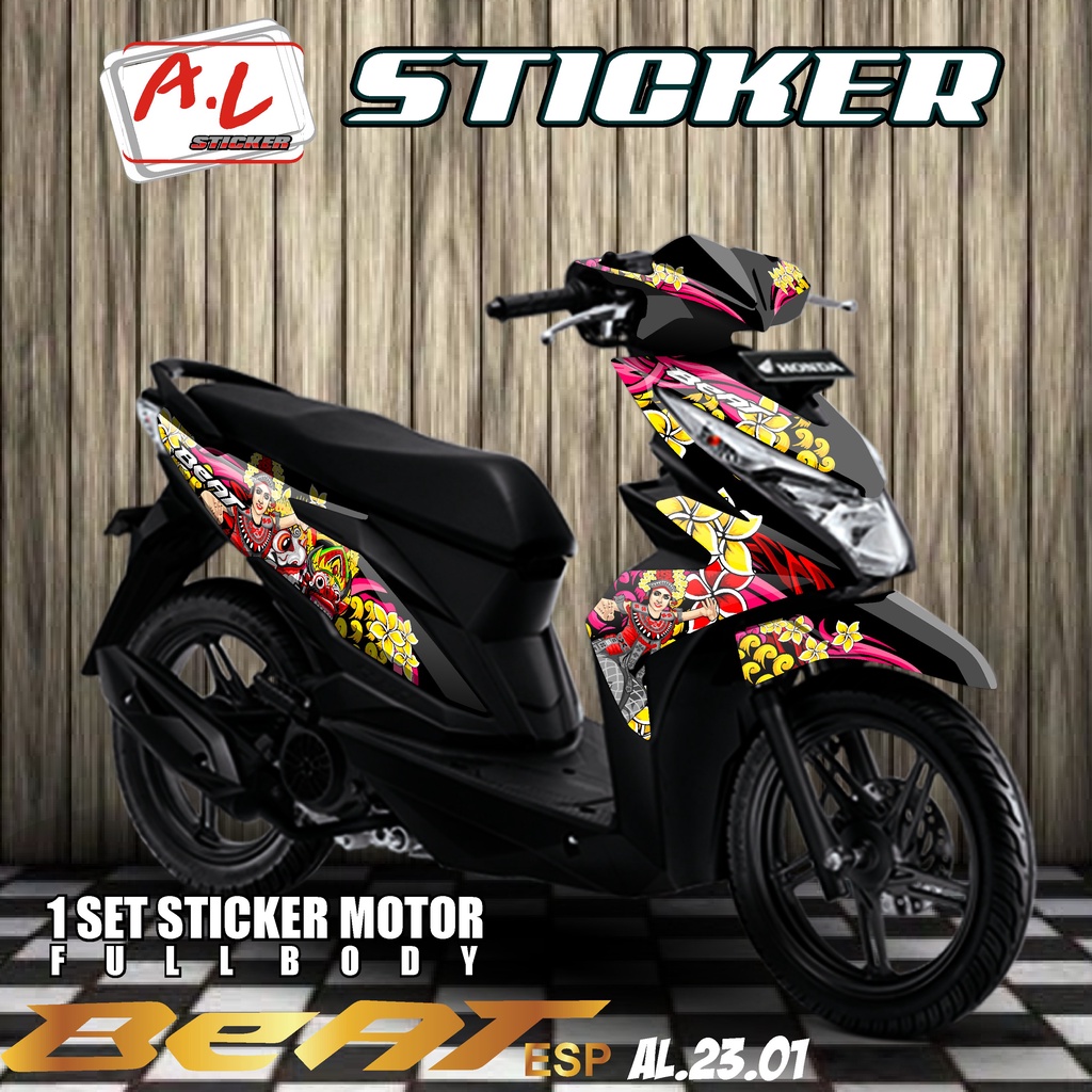 COD Decal Dekal Sticker Stiker Striping BEAT ESP STREET TAHUN 2016-2017-2018-2019 FULL BODY DESIGN G