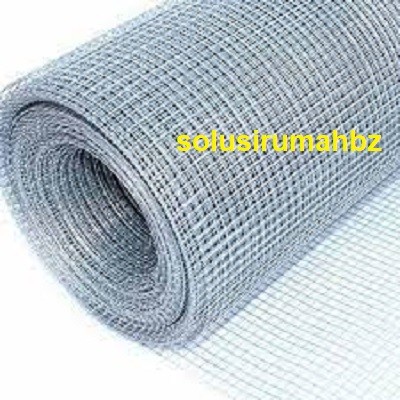 LOKET SS 1/4 TEBAL 08MM LEBAR 1M STAINLESS MESH 6MM LAS LASAN - permeter lari