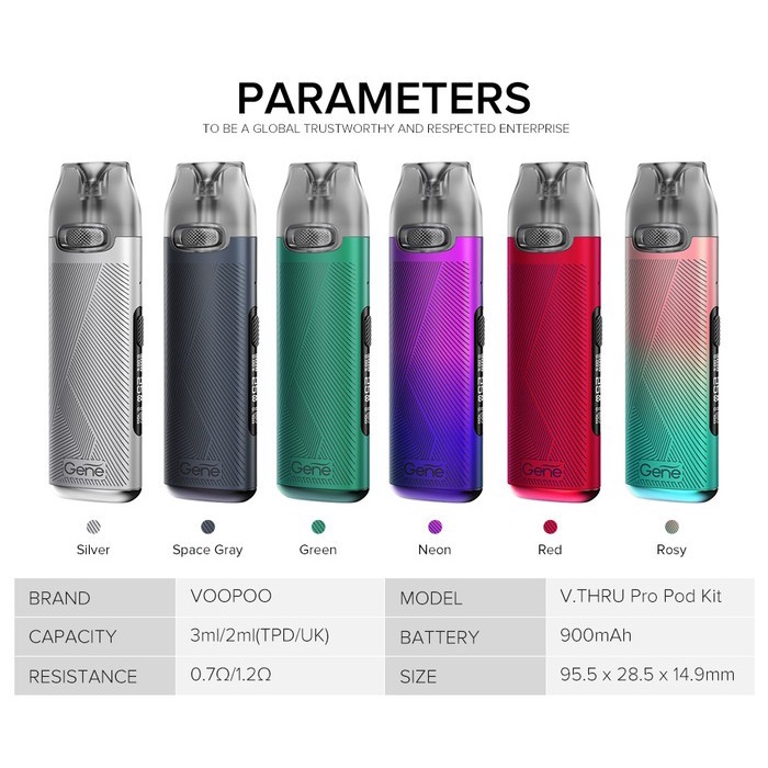 VOOPOO VTHRU Pro Pod Kit 900mAh- Authentic