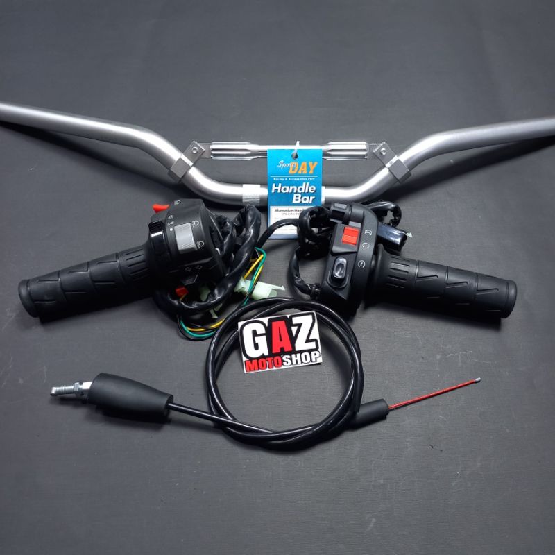 PAKET STANG STIR DAY COPY DAYTONA SET GAS HOLDER KANAN KSR HOLDER KIRI VIXION HANDGRIP KAZE