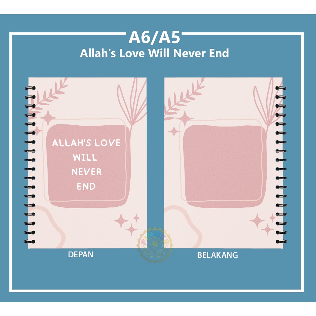 

[Whispers] (NS-003) BUKU TULIS NOTEBOOK ISLAMI SPIRAL POLOS / GARIS