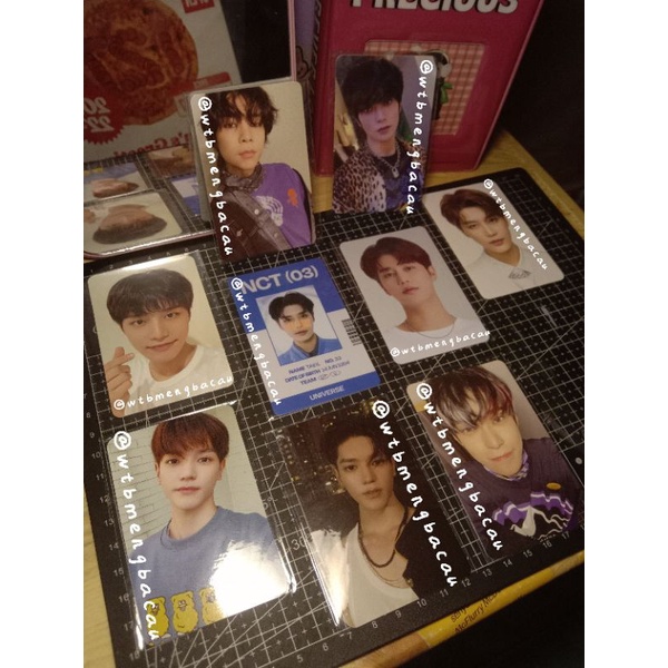 [READY] PHOTOCARD OFFICIAL NCT 127 TAEIL TAEYONG DOYOUNG JAEHYUN JOHNNY SANRIO SELCA TC A IDC UNIVERSE THE LINK FORTUNE BENE SG22 SMSTORE SEOUL CITY SLOWACID 4 JEWEL UNIVERSE CHATARSIS