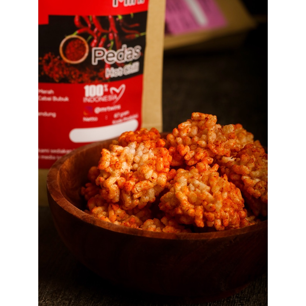 

Rengginang Mini Rasa Pedas Seuhah 67 gram Dsnack