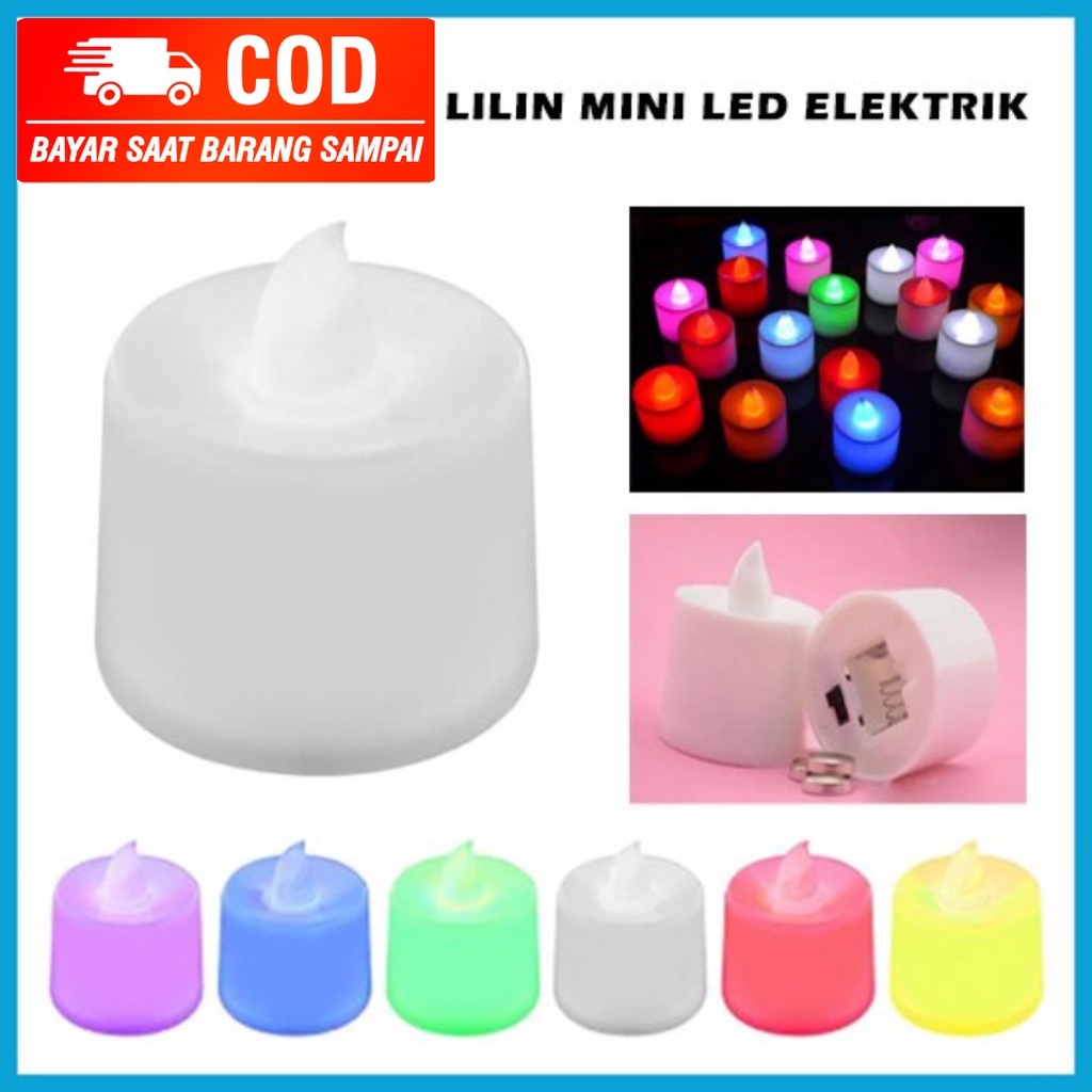 Jual Lilin Mini Led Lampu Hias Elektrik Candle Light Lamp Dekorasi