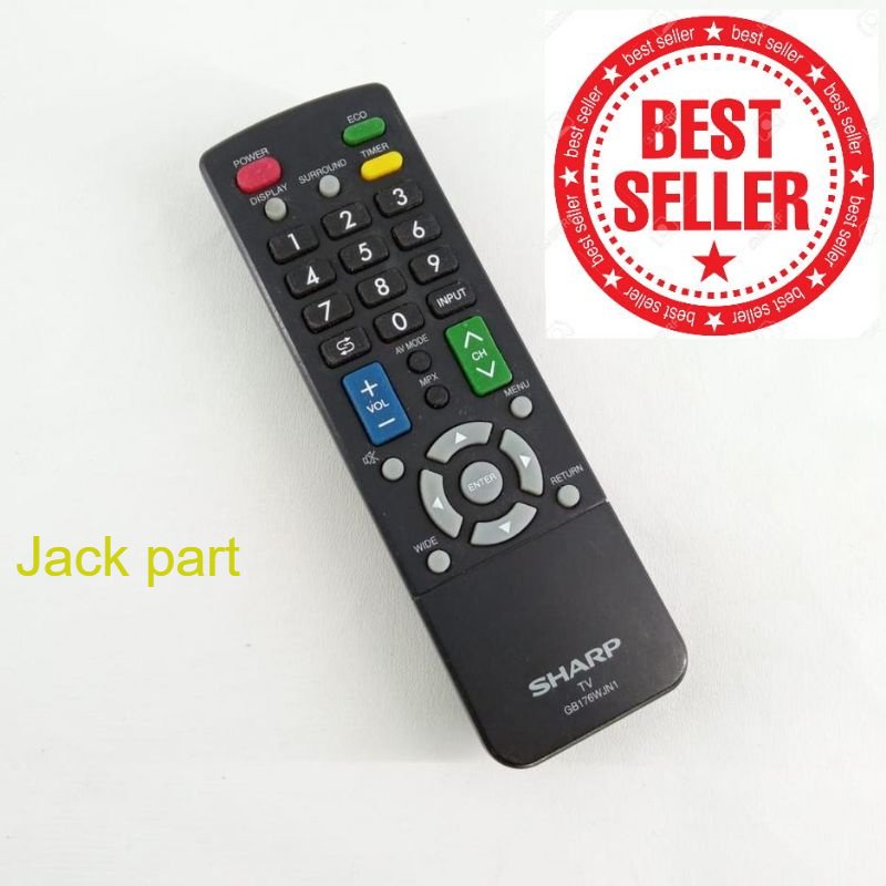 REMOT REMOTE TV SHARP COCOK KE SEMUA TV LCD LED GB176WJN1 ORIGINAL