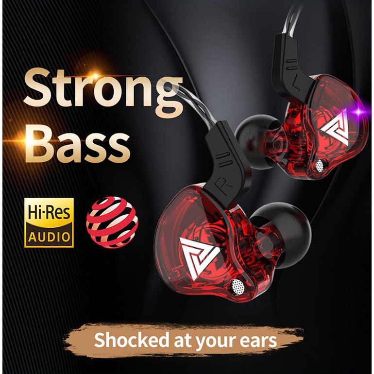 Earphone QKZ AK6 AK6x AK6 Pro Max Quality Knowledge Zenith Gaming Sport Mic Bass not CK5