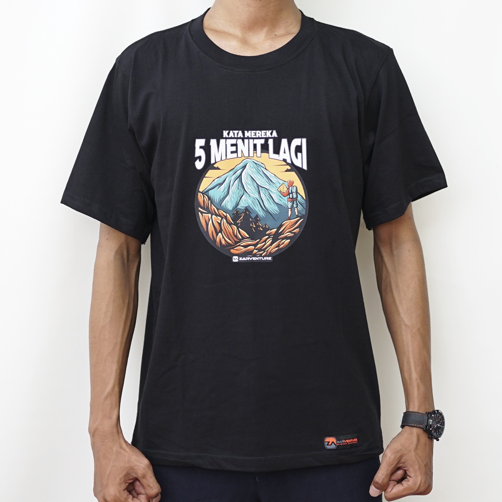 kaos tshirt tema adventure hiking zarventure 1018