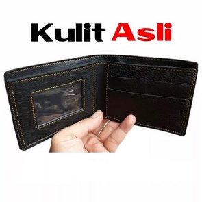 DOMPET LIPAT DUA KULIT ASLI TERMURAH