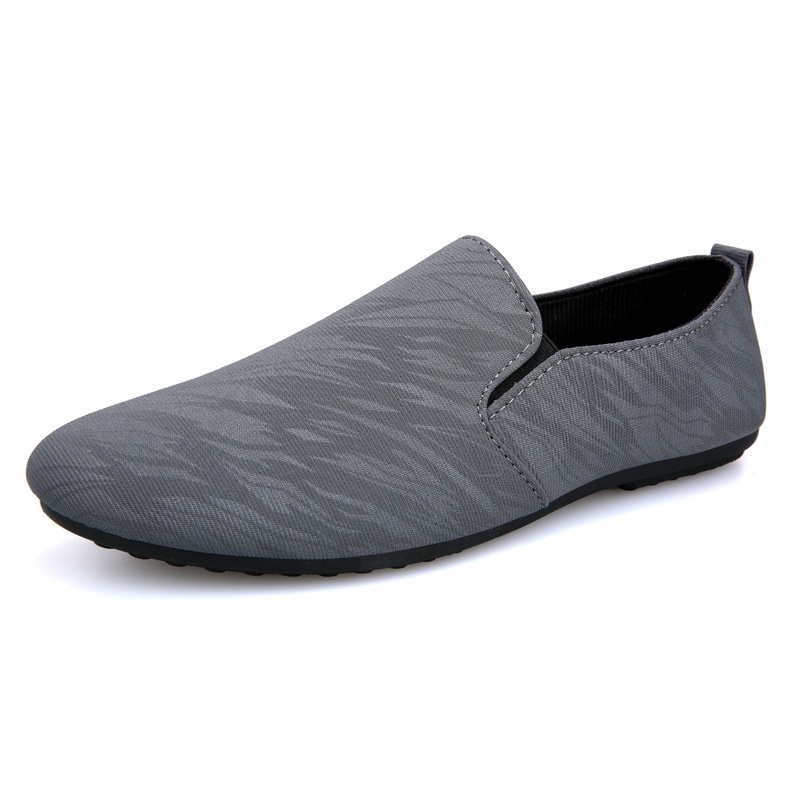 Toseyog 001 Sepatu Pria Slip On Casual Highland Kanvas Pantofel Kerja Teddie Shoes