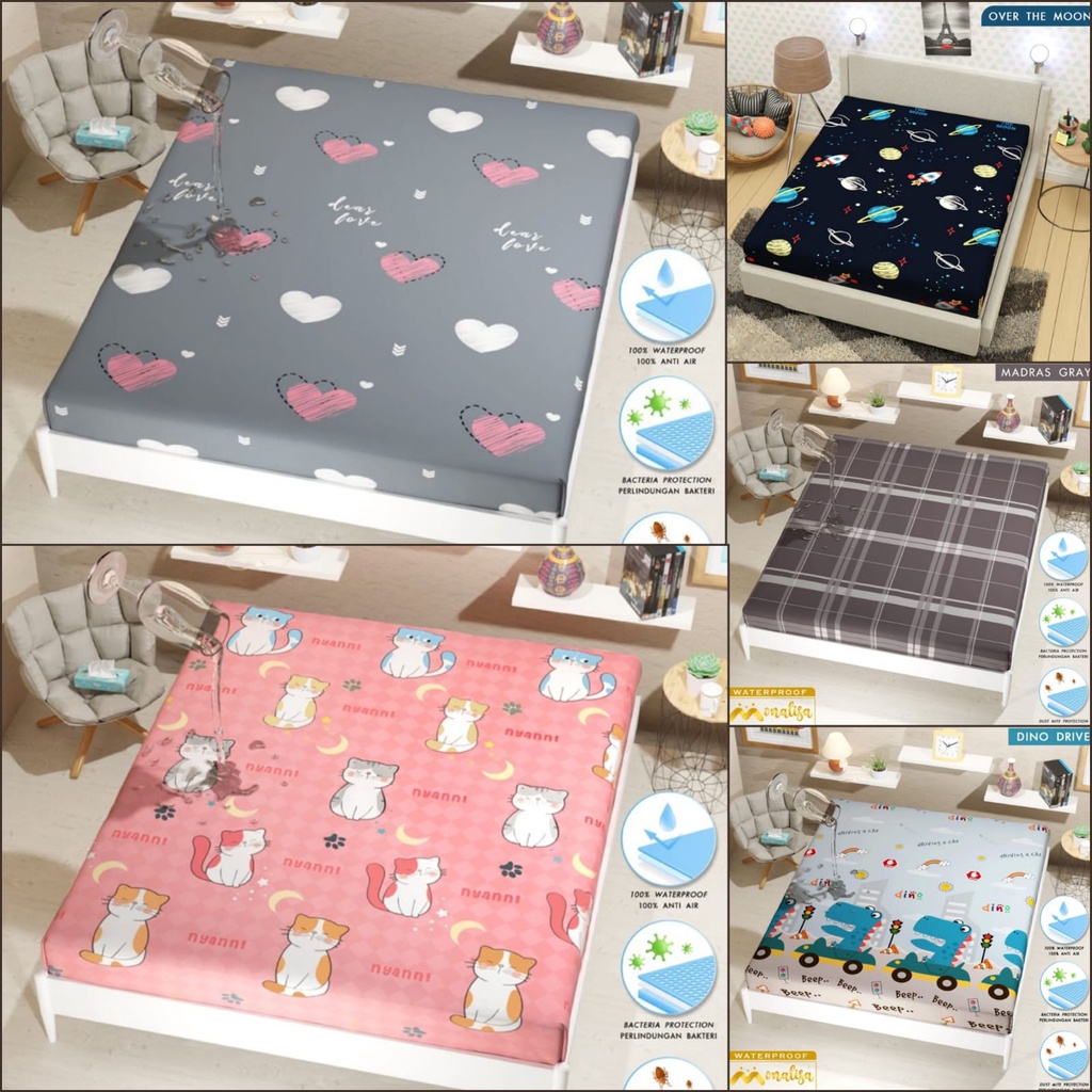 SPREI MONALISA WATERPROOF 180 X 200