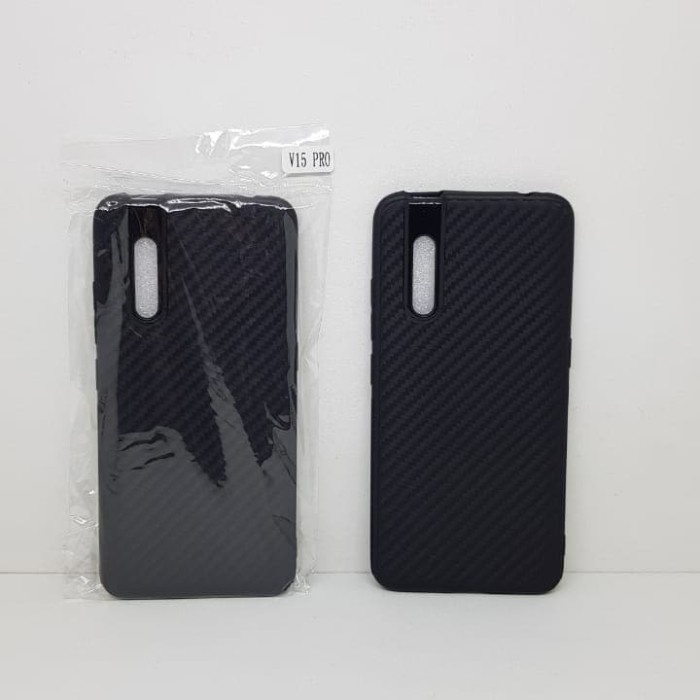 Case HP Soft Vivo V15 Pro 6.39" Black Slim TPU Fiber Vivo V15 Pro CasinG AGH