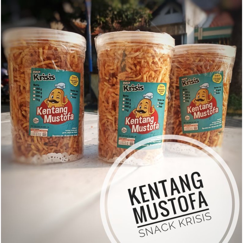 

Lezatoz_Genz Free Toples 700Ml Kentang Mustofa Kering Kentang Original Dan Pedas Tempe Kacang Teri