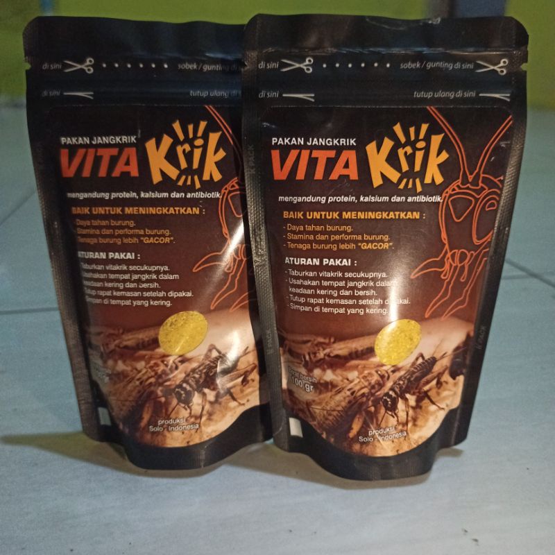 Vitamin Jangkrik Vitakrik 100 gr