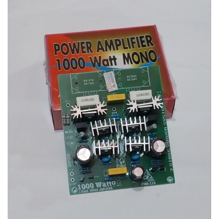 KIT POWER AMPLIFIER 1000W MONO
