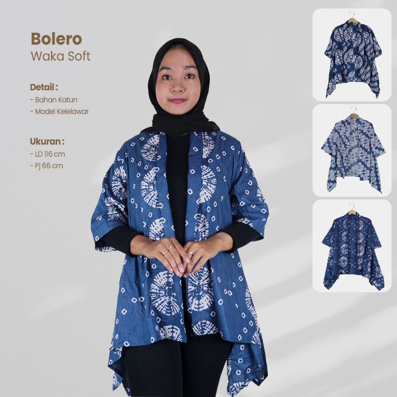 Bolero/Outer Batik Waka Soft - Naira Batik