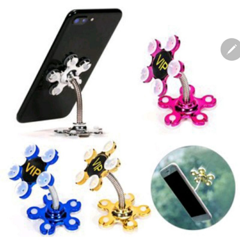 Stand Holder Flexible socket Phone Universal popup penyangga HP Handphone