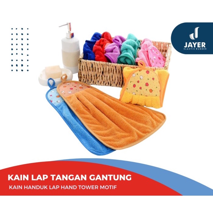 Kain Lap handuk Microfiber lap Tangan handuk gantung Serbaguna