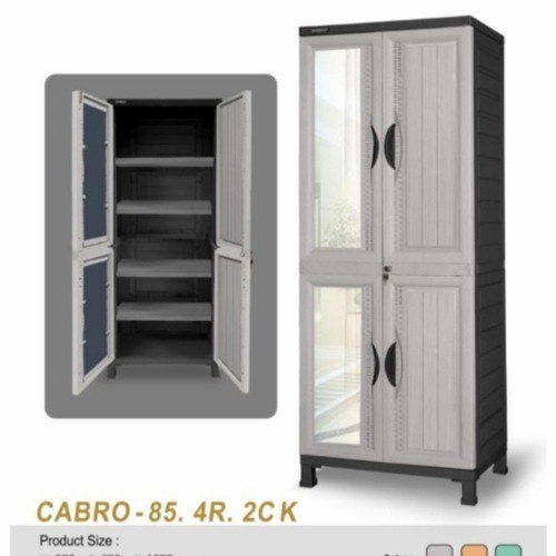 Lemari napolly cabinet CABRO-85.4R.2CK