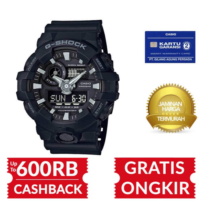 {CollectionStore} CASIO G-SHOCK GA-700-1BDR / GA-700-1B / GA-700-1 Berkualitas
